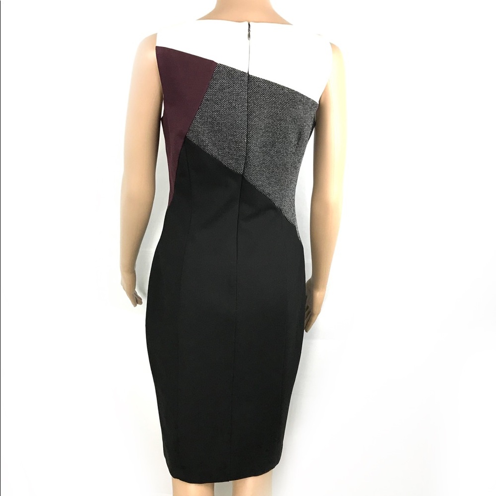 White House Black Market Wine Shift Career Dress - Picture 2 of 8